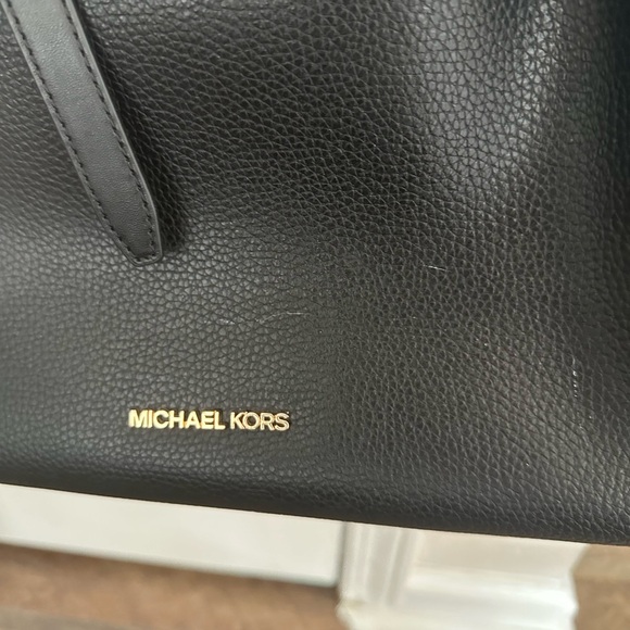 Michael Kors Black tote Gently Used! - Picture 4 of 4
